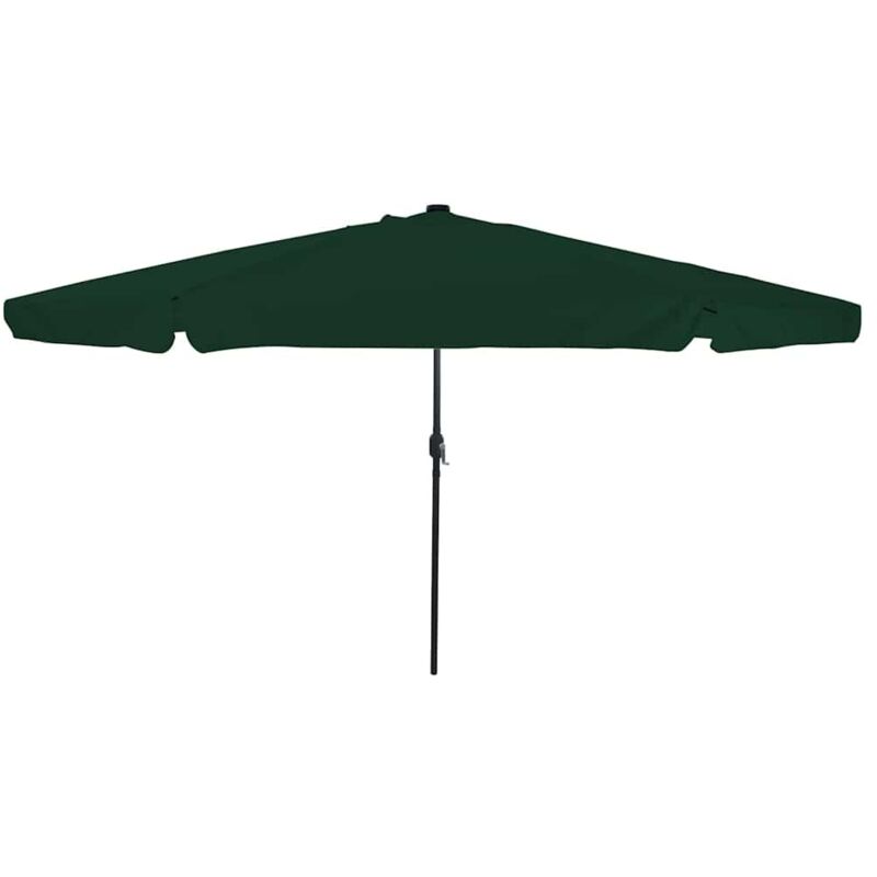 Gartenparasol Waldgrün 395 X 395 X 245 Cm Polyester, Stahl Vidaxl