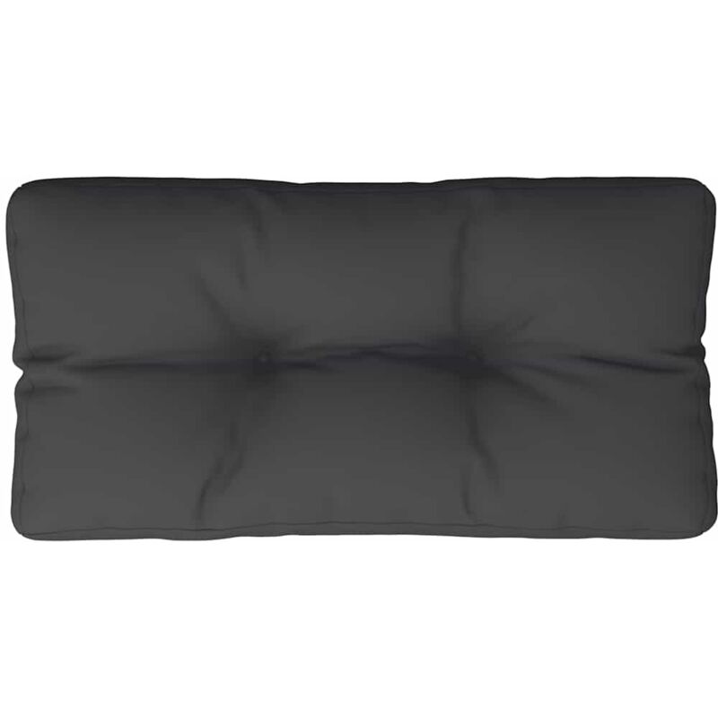 Palettenkissen Schwarz 80x40x12 Cm Stoff Vidaxl
