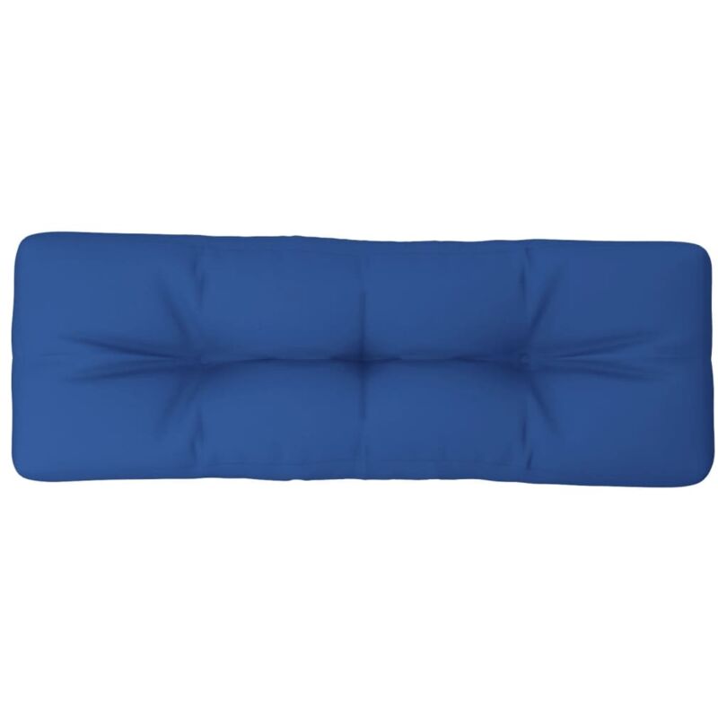 Palettenkissen Königsblau 120x40x12 Cm Stoff Vidaxl