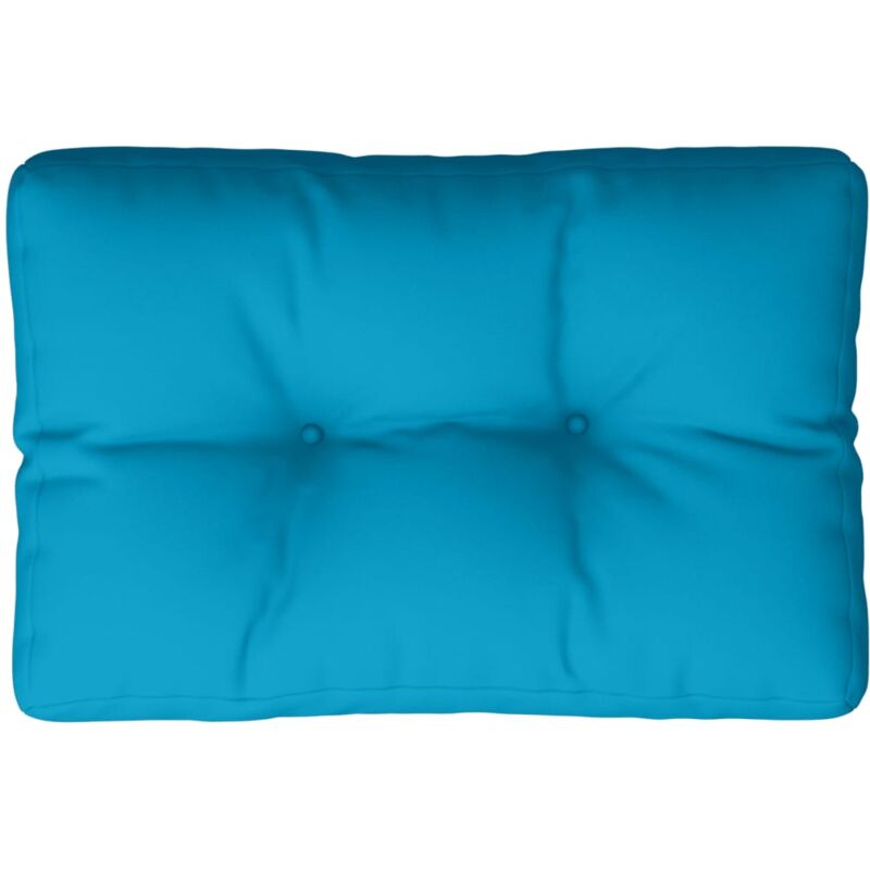Palettenkissen Hellblau 50x40x12 Cm Stoff Vidaxl