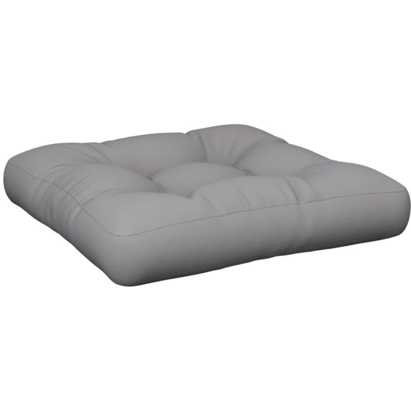 Palettenkissen Grau 50x50x12 Cm Stoff Vidaxl