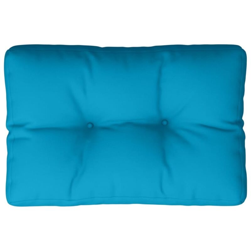 Palettenkissen Hellblau 60x40x12 Cm Stoff Vidaxl