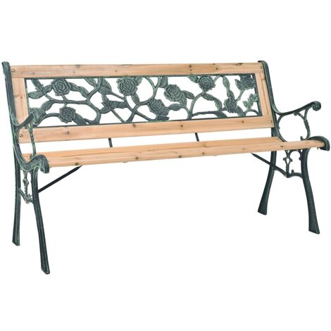 Gartenbank 122 cm Holz vidaXL