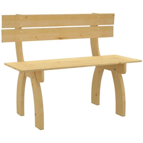 Gartenbank 150 cm imprägniertes Kiefernholz