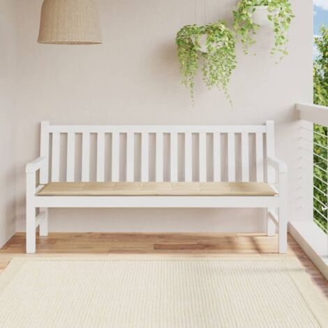 Gartenbank-Auflage Beige 180x50x3 cm Oxford-Gewebe vidaXL