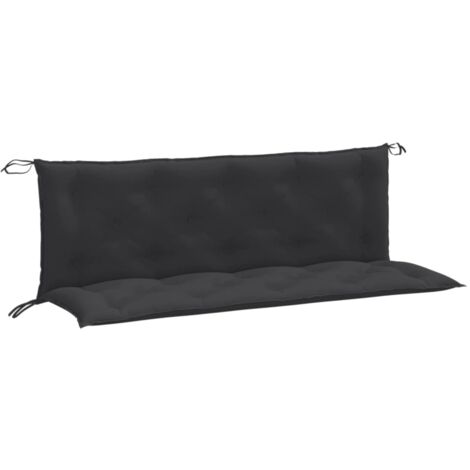 Gartenbank-Auflagen 2 Stk. Melange Anthrazit 150x50x7 cm Stoff vidaXL