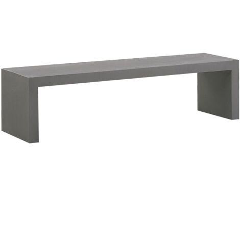 Gartenbank TARANTO 150 cm Beton Grau