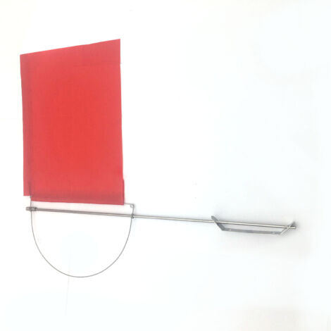 [Gartenbanner] Windsack, rot, strapazierfähig, zum Aufhängen, Dekoration, Außenflagge