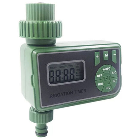 Gartenbewässerungssteuerung mit LCD-Bildschirm, automatischem Timer und Wassersparfunktion, digitaler Zeitschaltuhr für Pflanzen