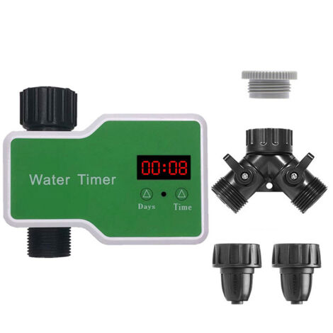 Gartenbewässerungssteuerung mit LCD-Bildschirm, automatischem Timer, Wassersparfunktion und Pflanzentimer