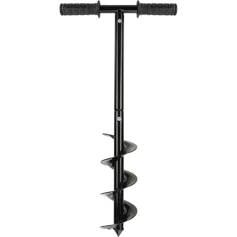 

Gartenbohrer-Bohrer-Set, Erdbohrer-Bohrer mit Rutschfestem Griff Gartenbohrer-Spiralbohrer Schnellpflanzer-Zaunpfostenbohrer zum Pflanzen Von Bäumen,