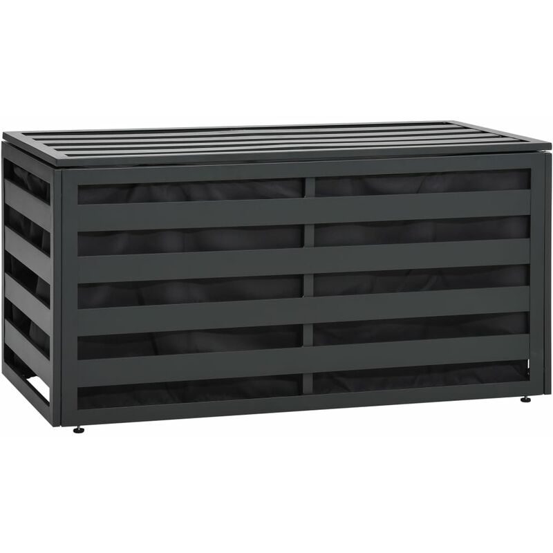 Fliesen 50 X 100 Anthrazit Gartenbox Aluminium 100x50x50 cm Anthrazit