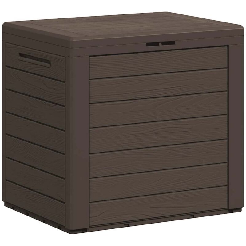 Gartentruhe Braun 58, 5x46x55 Cm Polypropylen Vidaxl 989458