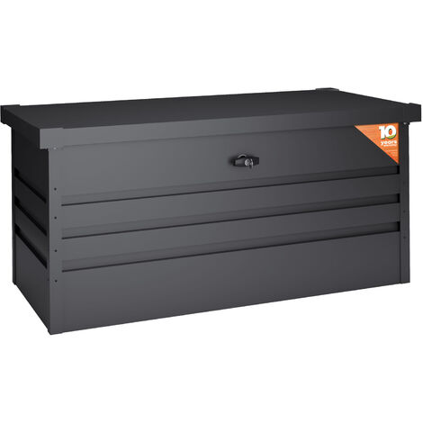 Gartenbox aus Metall 450 L - 10 Jahre Garantie - 120x61x62cm