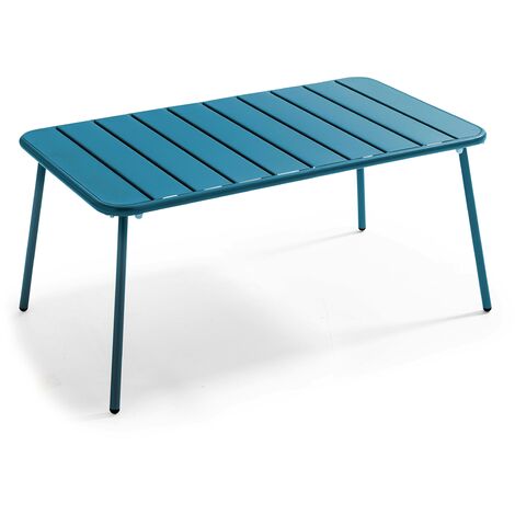 Gartencouchtisch aus Stahl Salbeigrün - Salbeigrün
