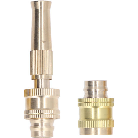 Gartendüse mit G1/2-Innengewinde, 15 mm Auslassdurchmesser, einstellbarer Hochdruckstrahl