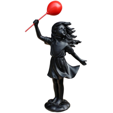 Gartenfiguren Deko Für Den Außenbereich,Gartenfigur Kleines Mädchen Statue Dekoration - Mit Ballon Szenenrequisite Aus Wetterfestem Kunstharz Für Hochzeit Geburtstag Und Einweihungsparty Und