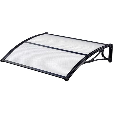 Gartenfreund Vordach ABS D. 80 L. 100 Unterstützung Schwarz