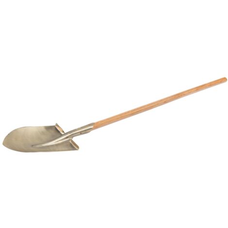 Gartengerät bahco round tip shovel antistatisch Aluminium Bronze