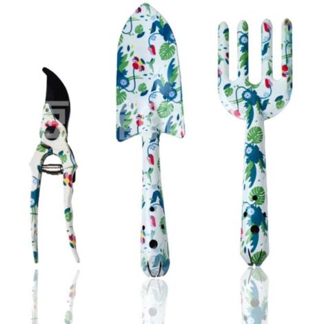 Gartengeräte, 3er-Set Gartengeräte, ideale Gartengeschenke für Frauen, für Gartenliebhaber, für Topfpflanzen