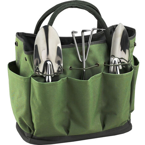 Gartengerätetasche und Gartenhandwerkzeug
