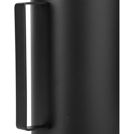 Gartengießkanne [Edelstahl] Langer Ausguss 1,5 l Schwarz Für Terrassenpflanzen