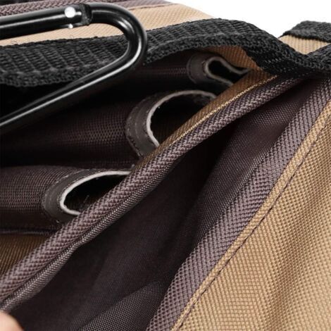 Gartengürteltasche, tragbare Multifunktions-Gürteltasche mit 10 Fächern für Gartengeräte, verstellbarer Gürtel, für Damen und Herren