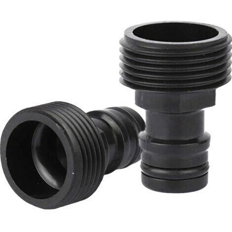 Gartenhahnanschluss, 3/4"-Gartenschlauchanschluss, Gewindehahnadapter (2er-Pack)