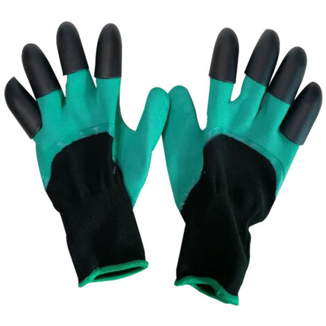 Gartenhandschuhe mit Krallen – Schutz beim Pflanzen, Jäten und Graben – 8 integrierte Krallen