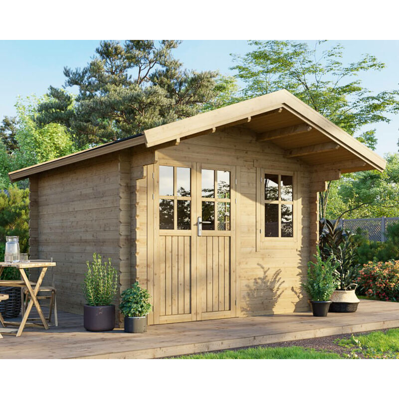 Preisvergleich für Mcgarden Gartenhaus GartenStar 300 x 300 cm all in
