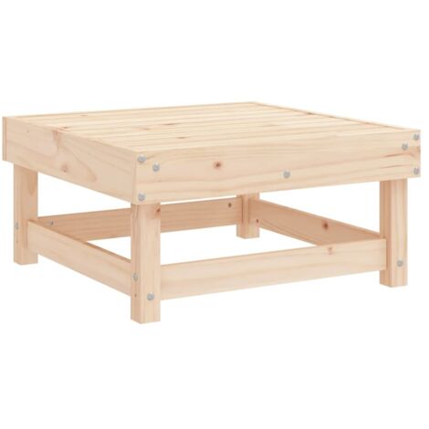 Gartenhocker Massivholz Kiefer vidaXL