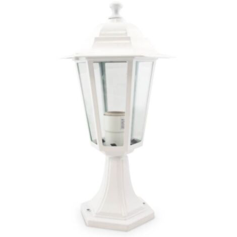 Gartenlaterne Aluminium E27 60W Weiß GSC 000700077