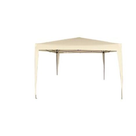 Gartenlaube Aktive 300 x 240 x 300 cm Stahl Creme Kunststoff
