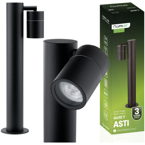 Gartenleuchte, stehend, 45 cm, GU10, ASTI LUMILED