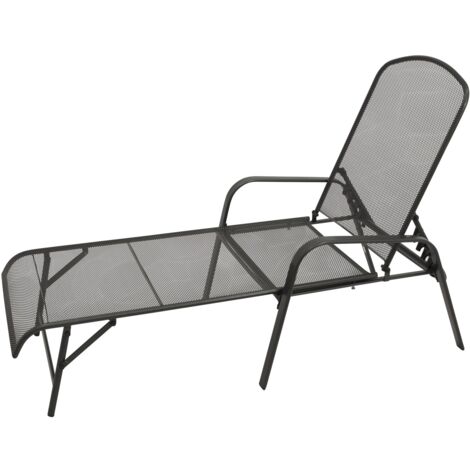 Gartenliege CLASSIC, Streckmetall anthrazit