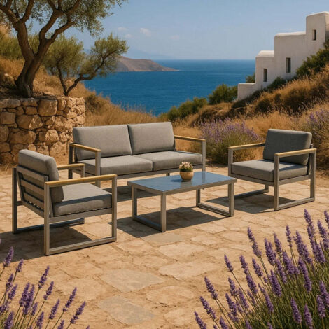 Gartenlounge Set Marbella 4-teilig