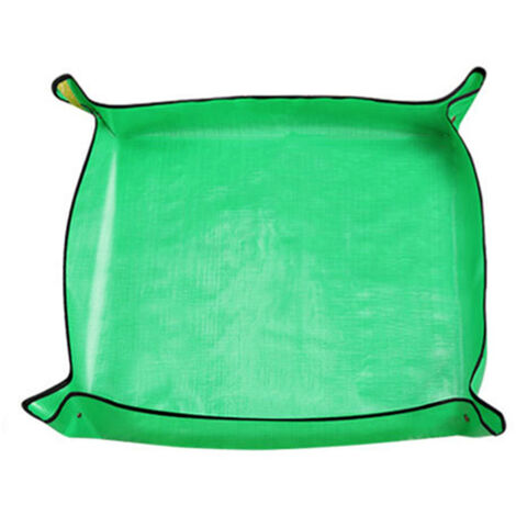 Gartenmatte [Große Pflanzmatte] Wasserdichte und schmutzabweisende PE-Matte Schwarz/Grün 68x68cm/100x100cm 1 Stück