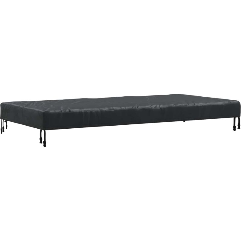 Tischdecken Uni Schwarz 102 X 202 X 15 Cm Stoff Vidaxl