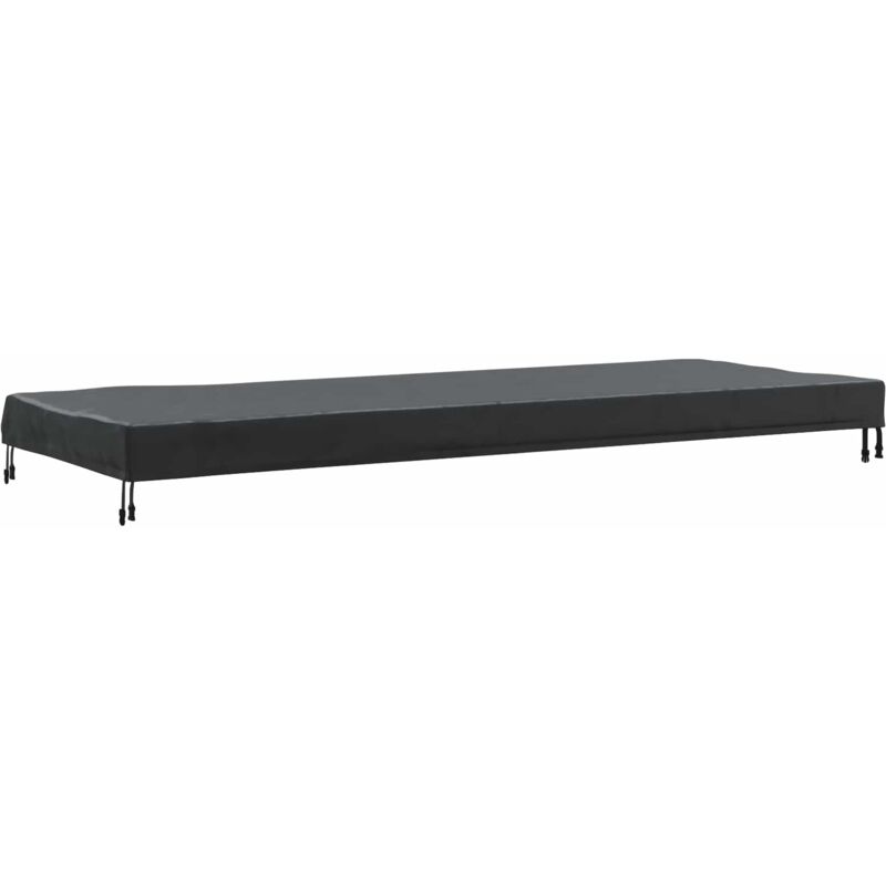 Tischdecken Uni Schwarz 262 X 102 X 15 Cm Stoff Vidaxl