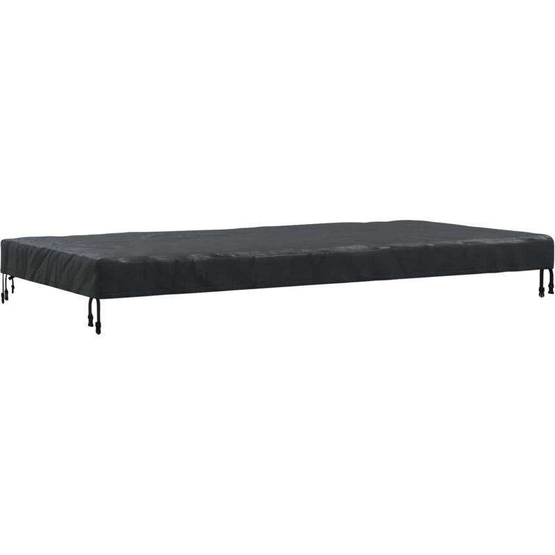 Tischdecken Uni Schwarz 202 X 102 X 15 Cm Stoff Vidaxl