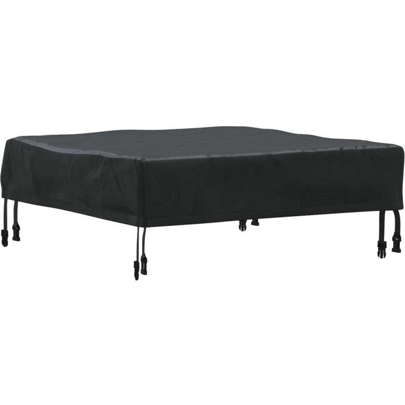 Tischdecken Uni Schwarz 62 X 62 X 15 Cm Stoff Vidaxl