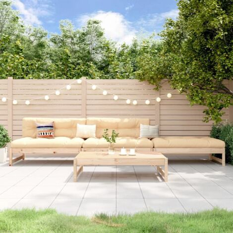 Gartenmöbel 4-teilig aus massivem Kiefernholz