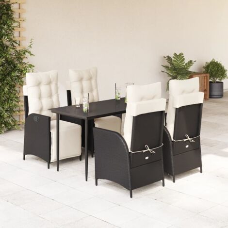 Gartenmöbel vidaxl 3213380 PE Rattan verstellbar