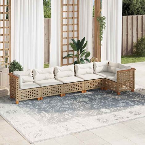 Gartenmöbel vidaxl 3261850 Poly Rattan modular