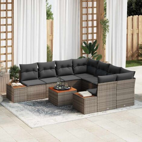 Gartenmöbel vidaxl 3348055 modular wetterbeständig