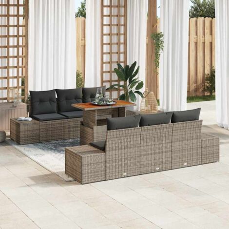 Gartenmöbel vidaxl 3349908 modular UV-beständig
