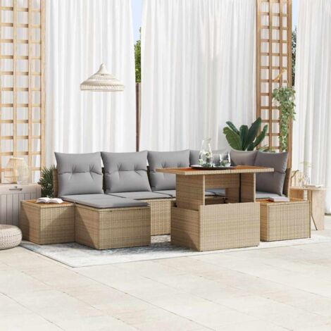 Gartenmöbel vidaxl 3350087 modular wasserdicht
