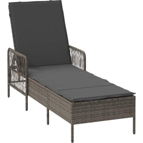 Gartenmöbel vidaxl 365427 Poly Rattan 200 x 55 cm