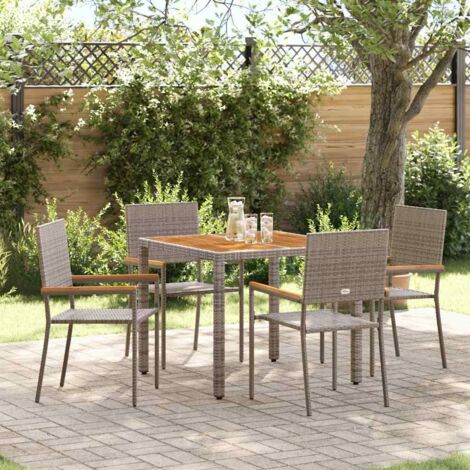 Gartenmöbel vidaxl dining set ergonomisches wetterfestes Design