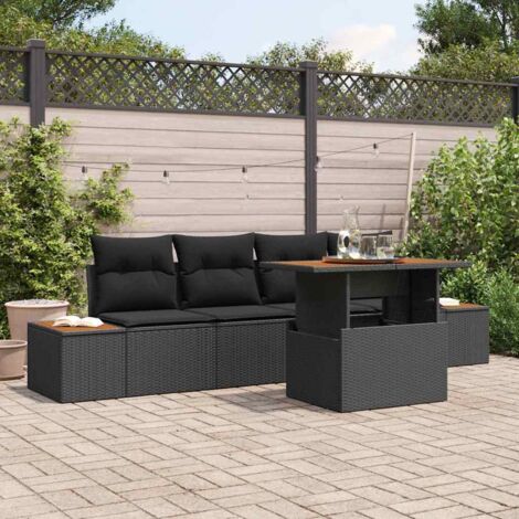 Gartenmöbel vidaxl Essgruppe modular UV-beständig